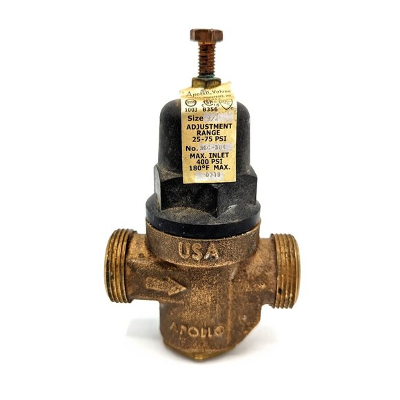 Apollo Conbraco 36C Series 3/4" 75# 400 psi Bronze Double Union Pressure Valve - Picture 1 of 4